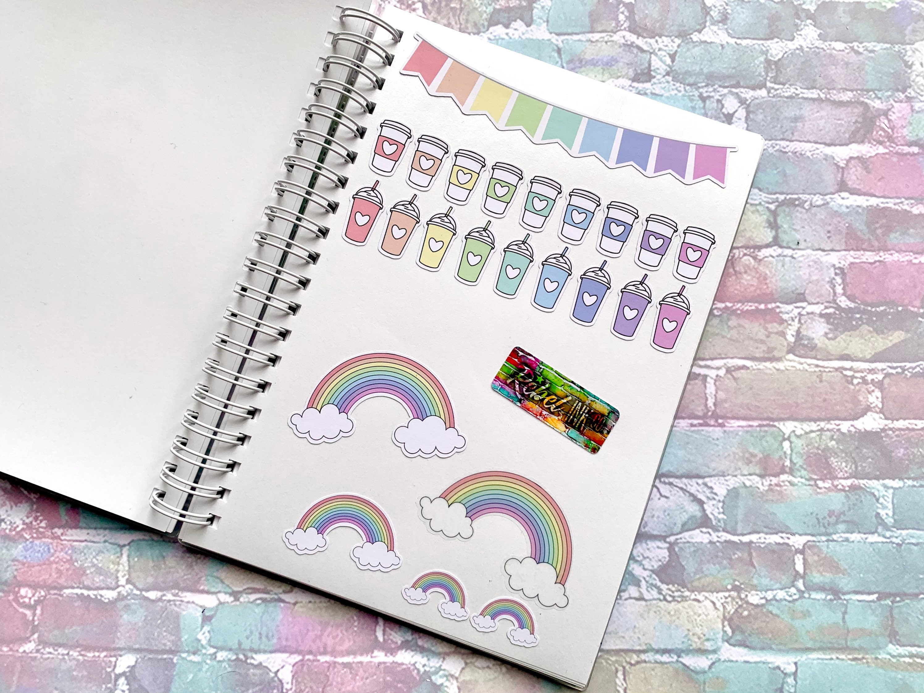 Stickers Stickers Stickers Sticker Album Reusable Etsy