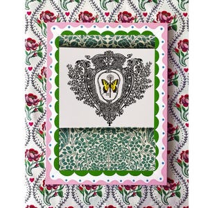Juego de mariposas y tarjetas llave