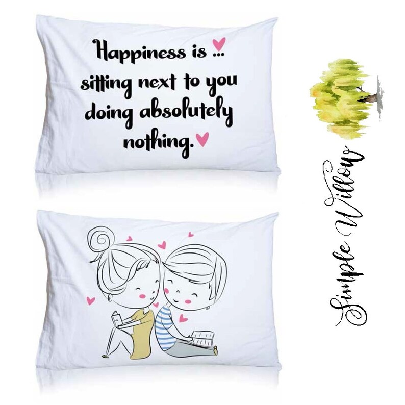 Pillowcases With Sayings Quotes Happiness Is Sitting Next Etsy Pillowcases With Sayings Quotes Happiness Is Sitting Next Etsy