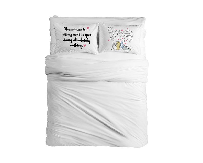 Pillowcases With Sayings Quotes Happiness Is Sitting Next Etsy Pillowcases With Sayings Quotes Happiness Is Sitting Next Etsy