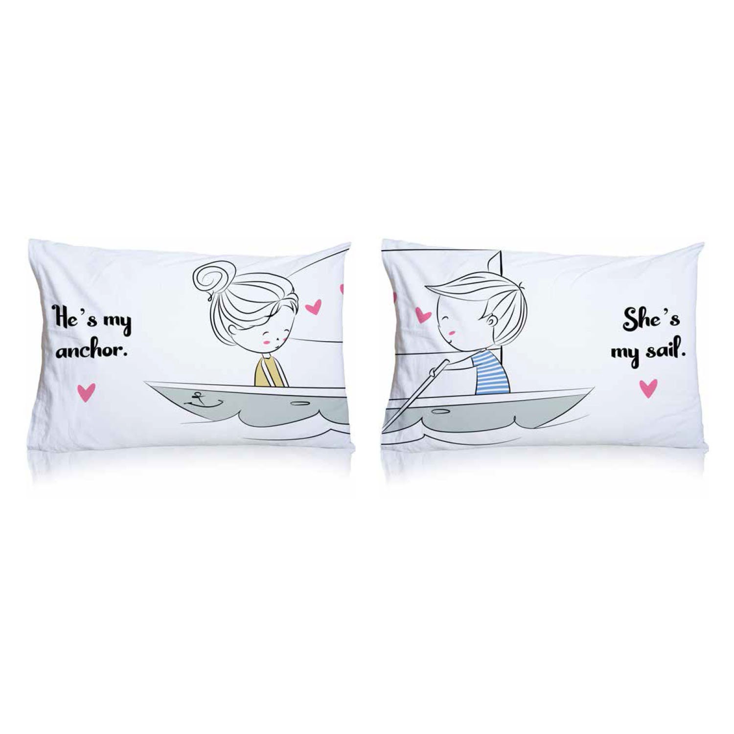 Pillowcases With Sayings Quotes He's My Anchor Etsy