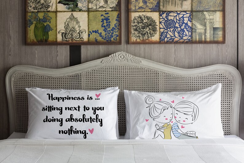 Pillowcases With Sayings Quotes Happiness Is Sitting Next Etsy Pillowcases With Sayings Quotes Happiness Is Sitting Next Etsy