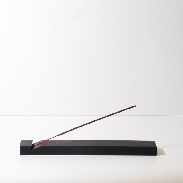 Black Incense Holder in Concrete | Handmade Incense Burner | Incense Stick Holder | Scandi Design