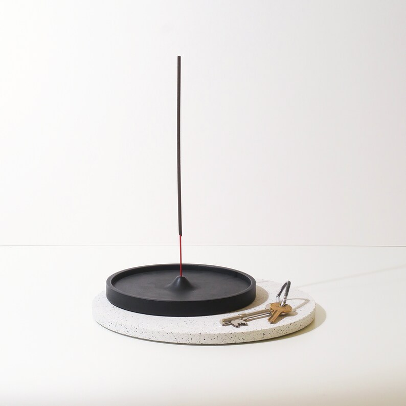 Terrazzo Round Decorative Tray Coffee Table Tray Round Etsy