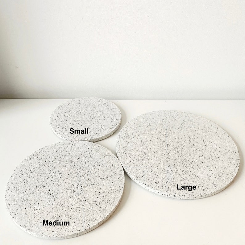Terrazzo Round Decorative Tray Coffee Table Tray Round Etsy