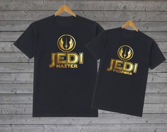 STAR WARS SHIRTS, Father and son shirts, fathers day gift, father son matching outfit, fathers day shirts, Jedi master, Jedi padawan
