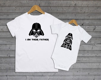 STAR WARS SHIRTS, Father and son shirts, fathers day gift, father son matching outfit, fathers day shirts, dad and baby shirts, dad and kid