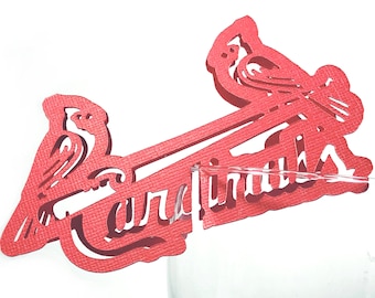 Karty z miejscami dla St. Louis Cardinals Two Birds on Bat/Dekoracje na kieliszki