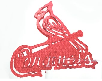 Karty miejsc z ptakami na nietoperzach St. Louis Cardinals/dekoracje kieliszków