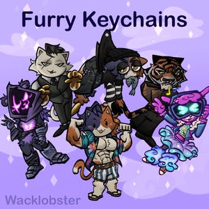 Video Game Kitty Cat Keychains