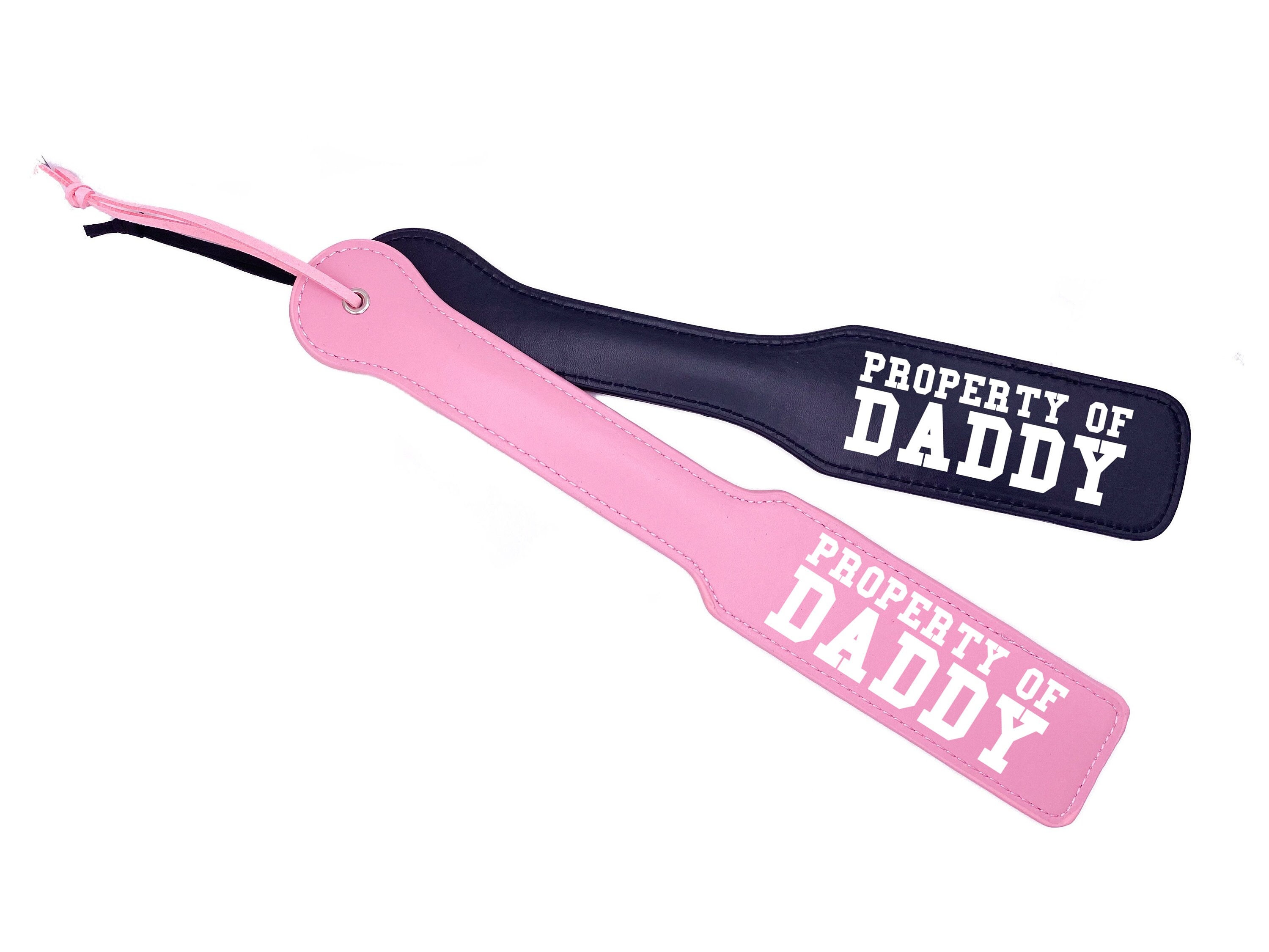 Pink tutu heart shaped paddle bdsm princess