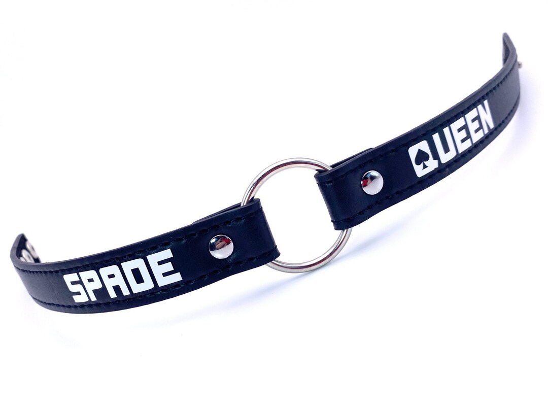 Queen of Spades Jewelry Necklace Collar Choker BBC Clothing Etsy
