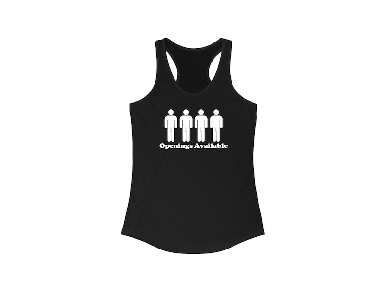 Gangbang Crop Top Hotwife Slutty Shirt Openings Available Full Tank Top -Black