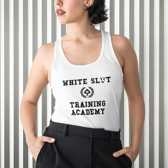 Queen Of Spades Hotwife Shirt Tank Top White Slt Training E