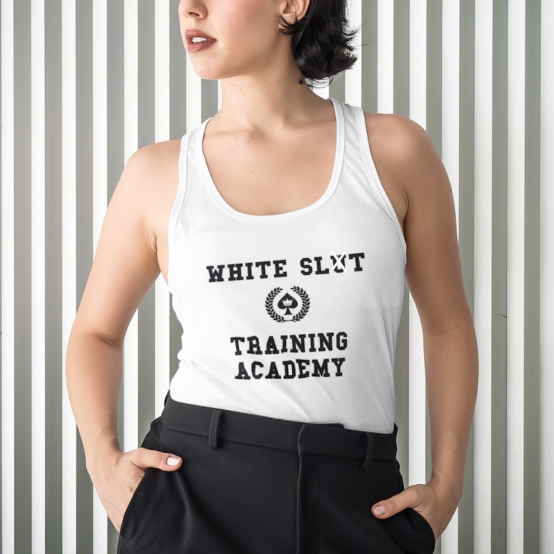 Queen Of Spades Hotwife Shirt Tank Top White Slt Training  Etsy