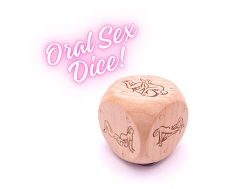 Oral Sex Dice Date Night Game Anniversary Gift Valentines Day Honeymoon Bachelorette Present