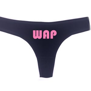 WAP Thong Funny Underwear Twerk Gift Hip Hop Music Lingerie