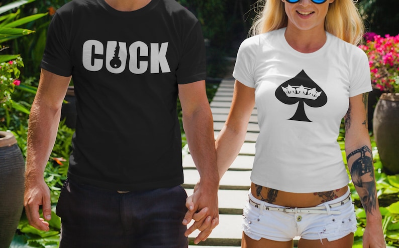Cuckold Chastity Femdom Shirt Cuck Key Cutout Etsy