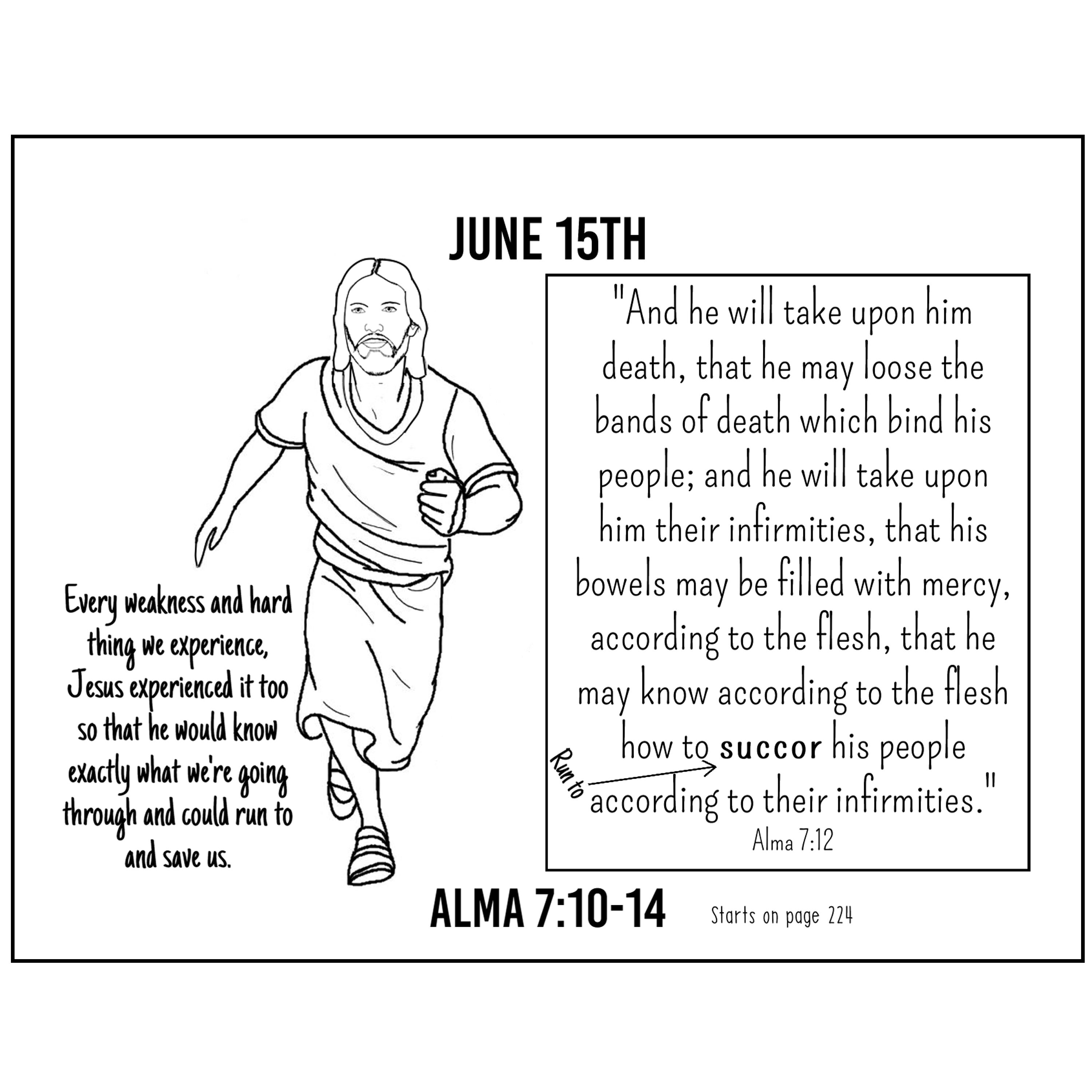 2nd Quarter Come Follow Me 2024 Daily Flip Calendar for Kids and Teens