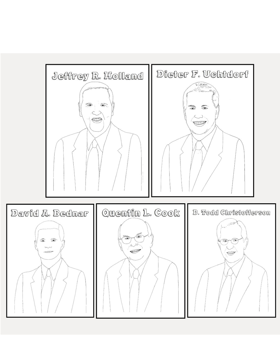 LDS General Conference 2023, LDS Prophet and Apostles, LDS Printable