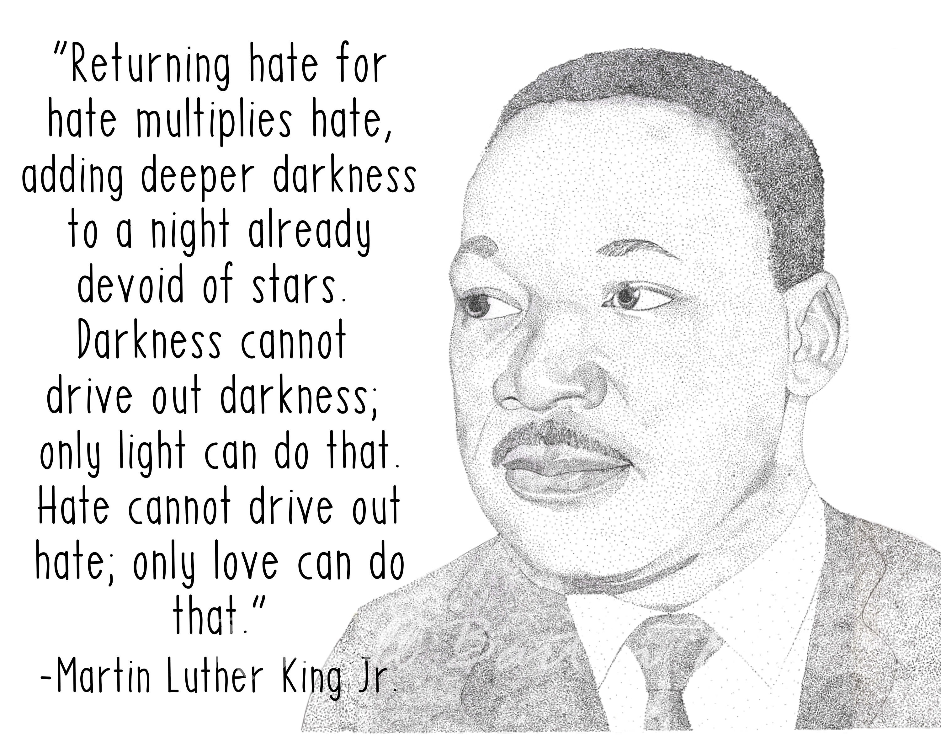 How To Draw Martin Luther King Jr Face Step By Step