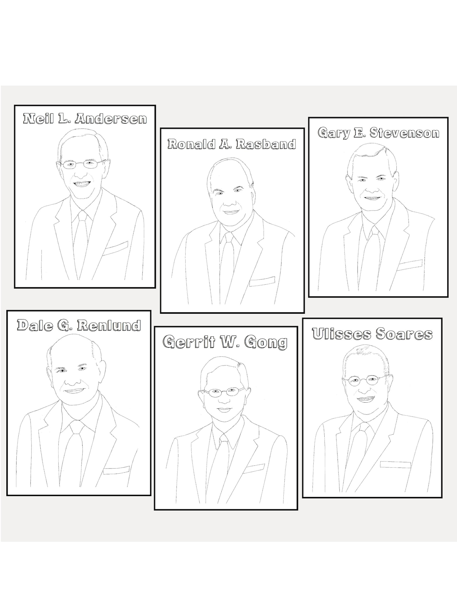 LDS General Conference 2023, LDS Prophet and Apostles, LDS Printable