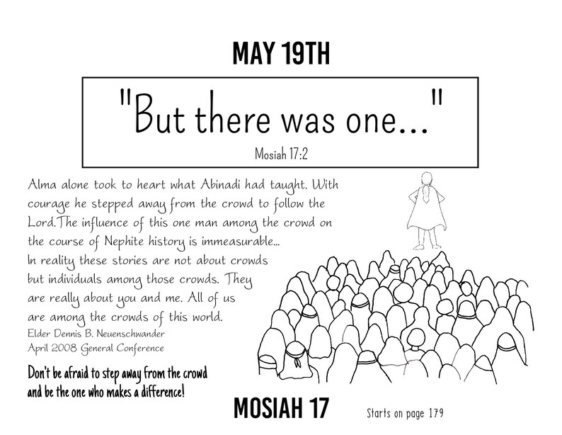 2nd Quarter Come Follow Me 2024 Daily Flip Calendar for Kids and Teens