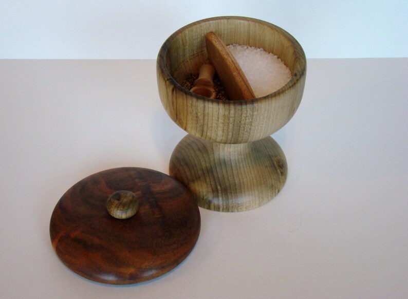 Salt & Pepper Bowl with Lid Etsy
