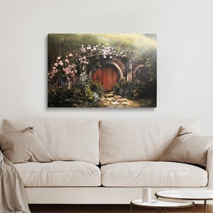 Rosegarden Hobbithouse - Art Print