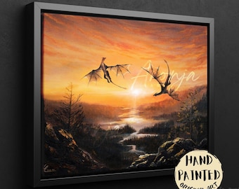 Dance Of Dragons - Art Print