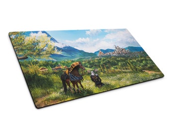Happy End Gaming mouse pad for Witcher Fans