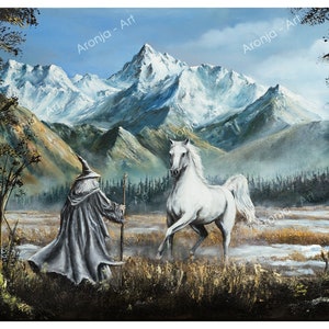 Then Fingon Rode Against Him Signed Giclée Print 