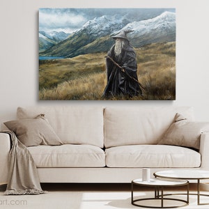 The Grey Wizard - Art Print