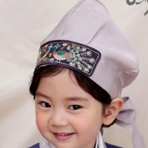traditional korean infant child hat