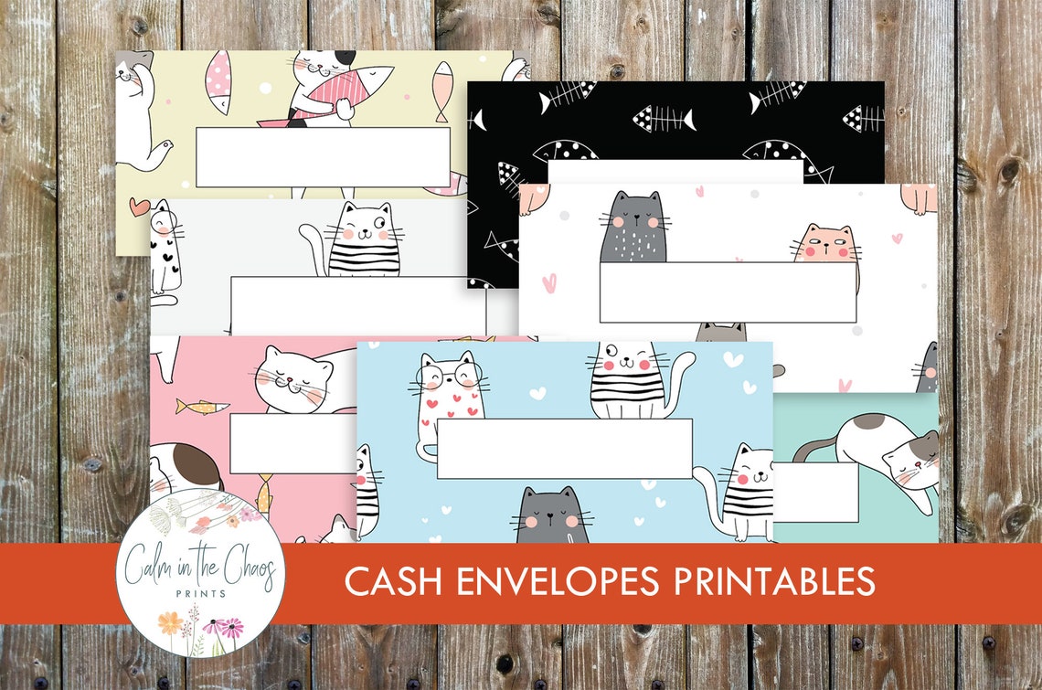 Cash Envelope Printable Cash Envelope System With Budget | Etsy