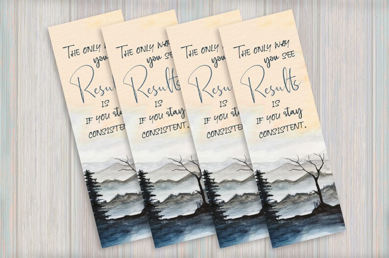 Printable Bookmarks Motivational Saying on Colorful and - Etsy