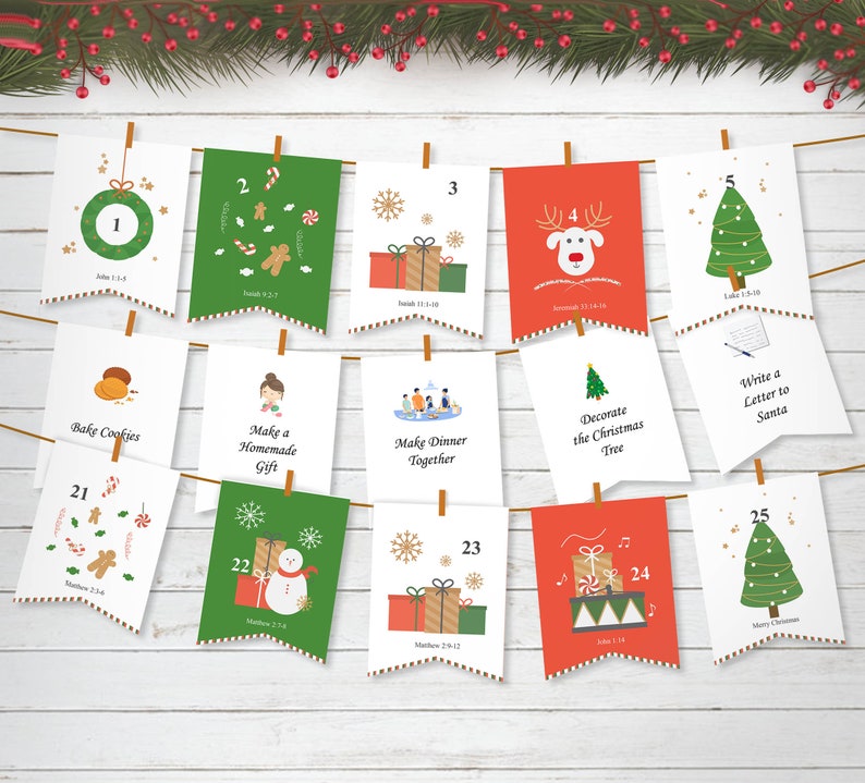 Advent Calendar Countdown To Christmas 