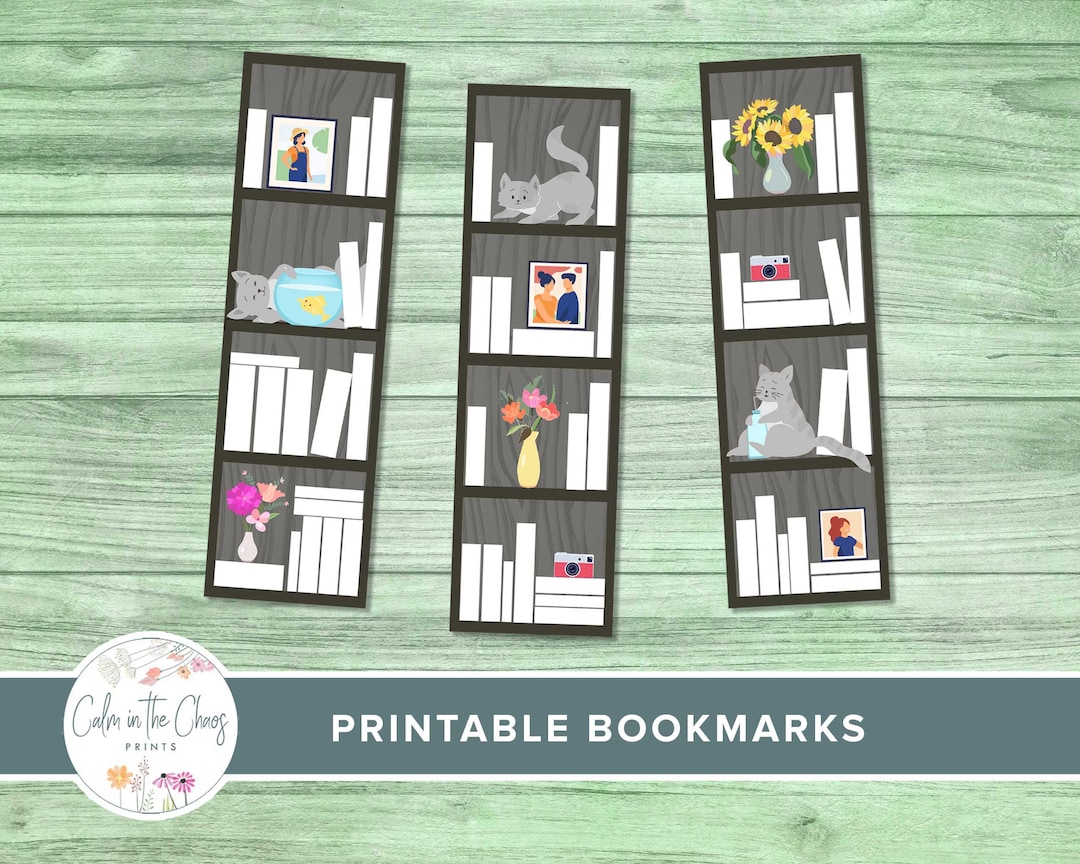 Book Tracker Bookmark - Printable Bookmarks - Record All the Books You ...
