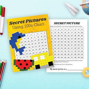 幼稚園児と小学生低学年向けの子供向けアクティビティブック - 100 種類のカートを使った印刷可能な秘密の絵と子供向けの塗り絵アクティビティ