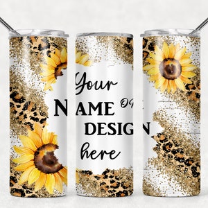 Blanket Sublimation 20 Panel (Cheetah and Sunflower Borders)