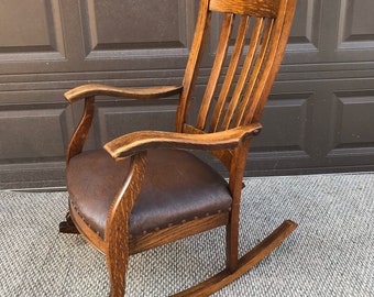 Antique Rocking Chair Etsy