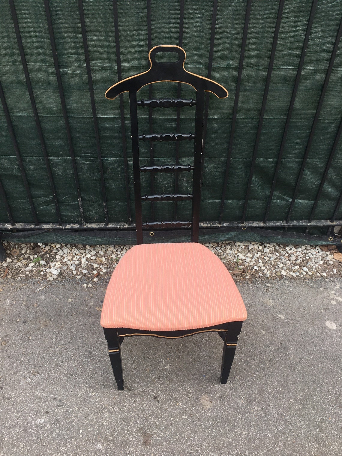 Vintage Butler Valet Chair Pink Chair Clothes Valet Mens Etsy