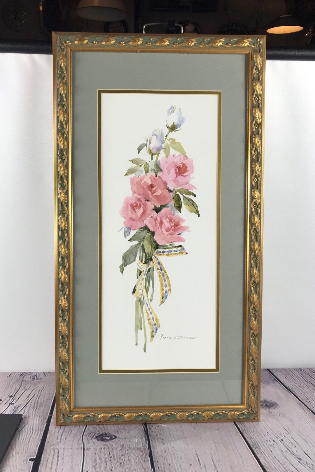 Rosalind Oesterle Framed Bouquet of Flowers Framed Artwork Etsy