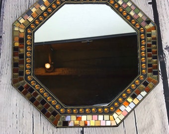 Ethnic D\u00e9cor Mirror Frame Mosaic Moroccan Arab Cedar 1002211209