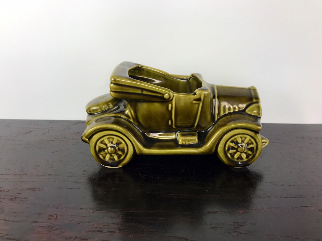 Vintage Ceramic Car Planter Antique Car Model Small Planter - Etsy