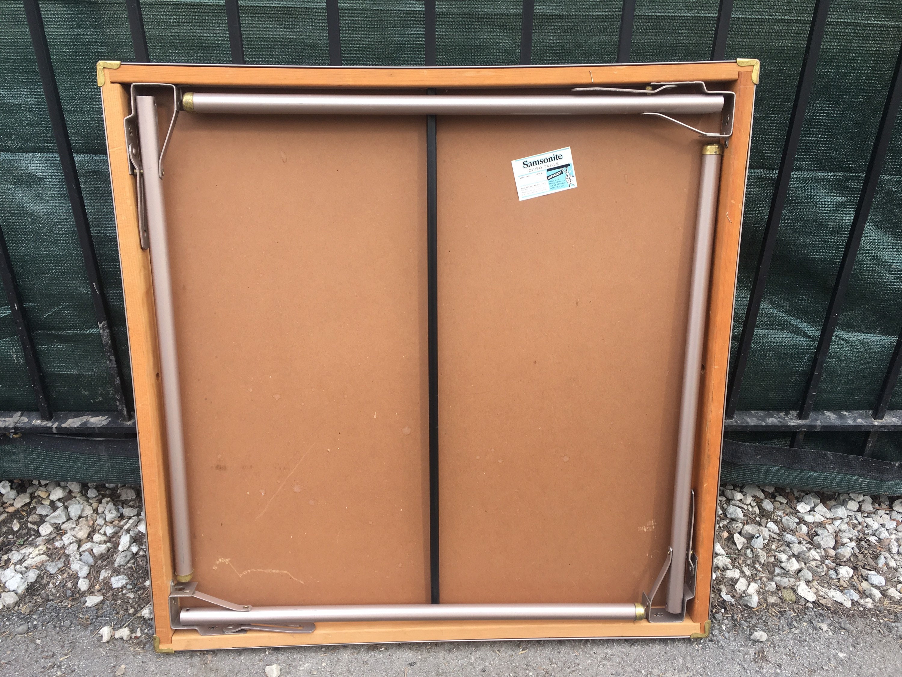 Samsonite Folding Table and 3 Chairs Set Vintage Beige Etsy