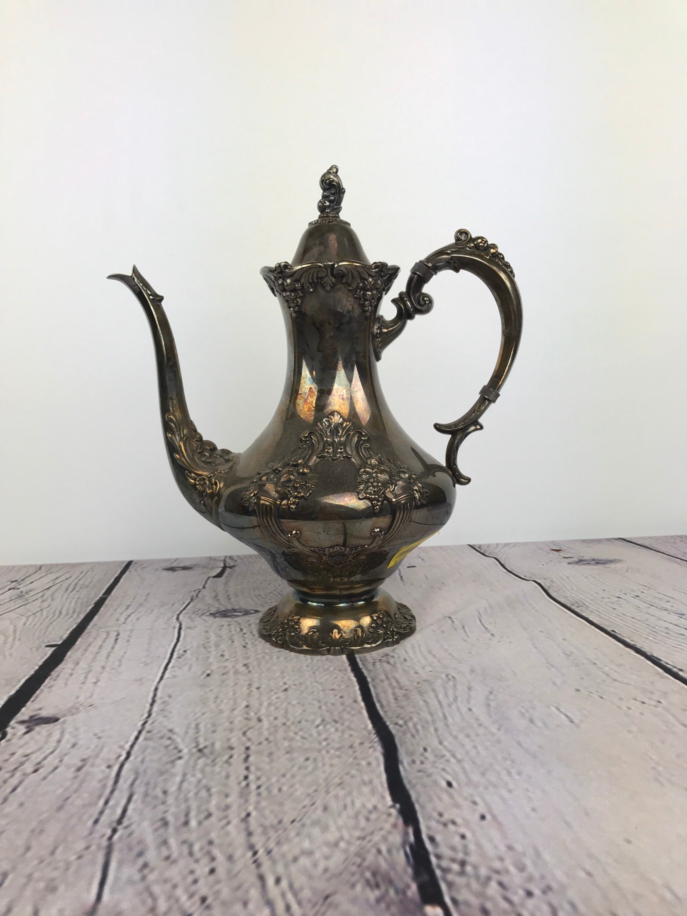 Reed & Barton Coffee Tea Pot Rococo Reed and Barton King Etsy