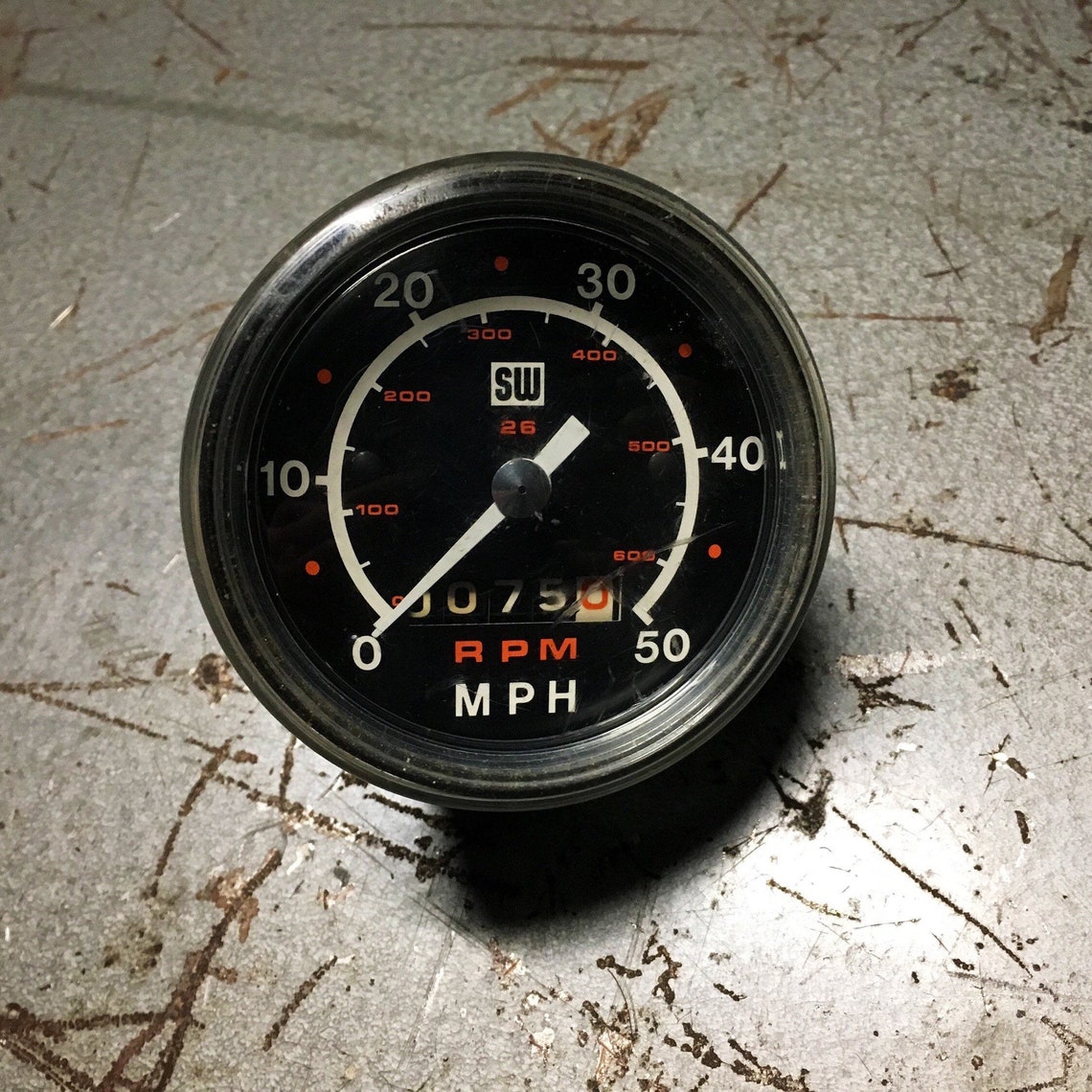 SW Vintage Bicycle Speedometer Stewart Warner Bike Etsy