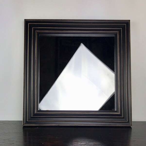 Black Wall Mirror - Etsy