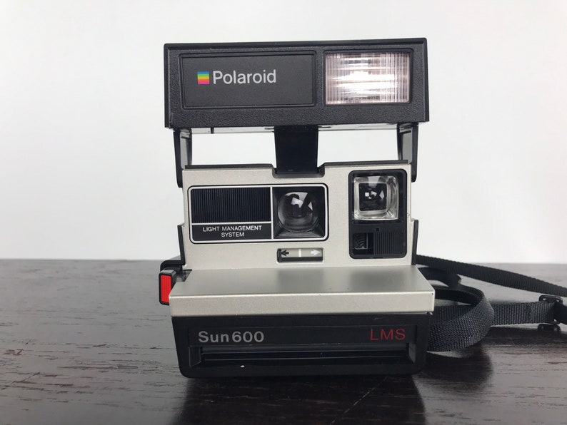 Vintage Polaroid Sun 600 LMS Instant Camera Tested Excellent Etsy